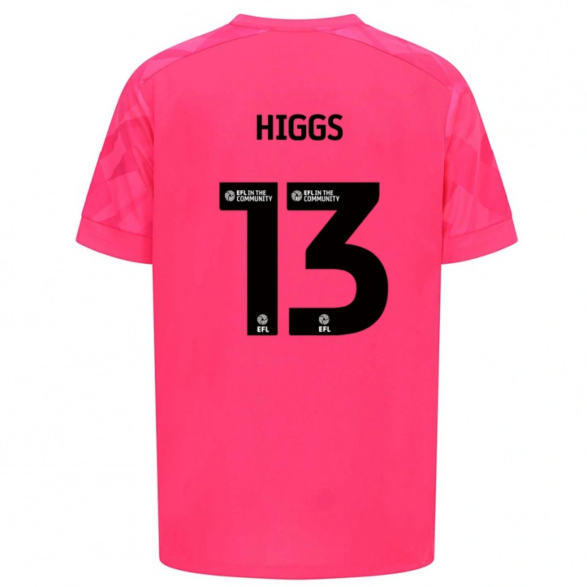 Danxen Enfant Daniel Higgs #13 Maillot de Gardien Rose Rose 2025/26 T-shirt