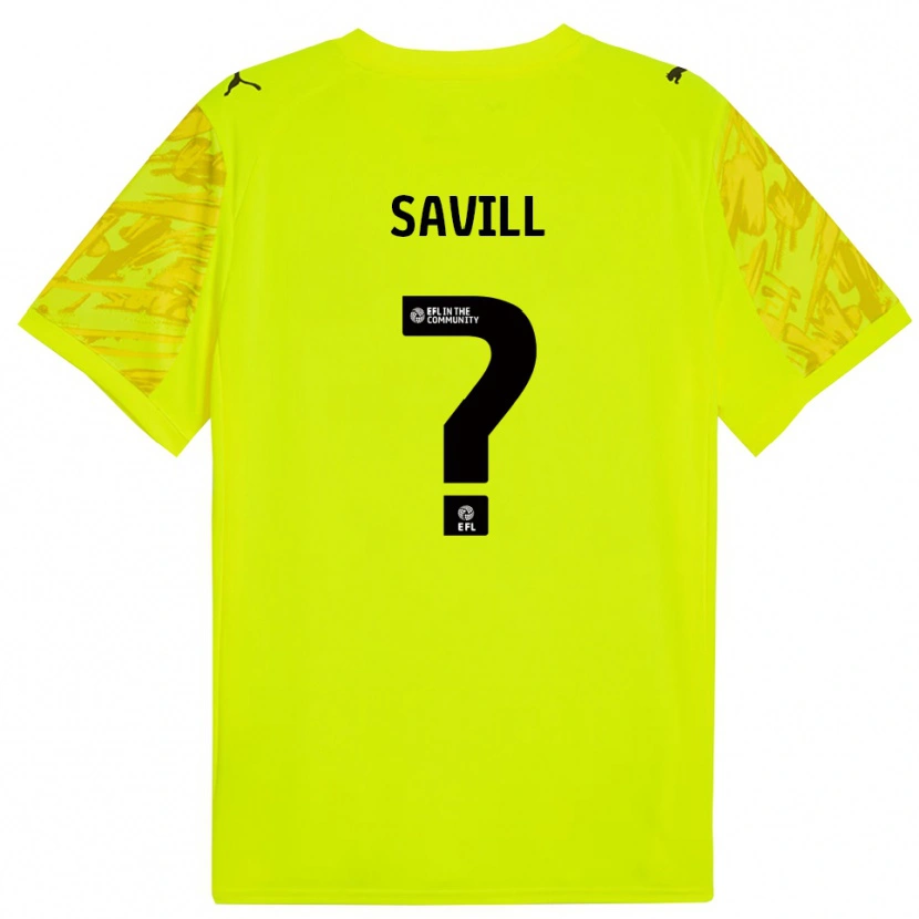 Danxen Enfant Delainy Savill #0 Maillot de Gardien Vert Fluorescent 2025/26 T-shirt
