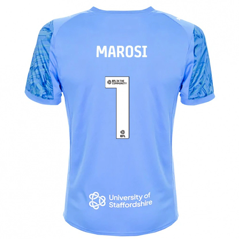 Danxen Enfant Marko Marosi #1 Maillot de Gardien Bleu Royal 2025/26 T-shirt