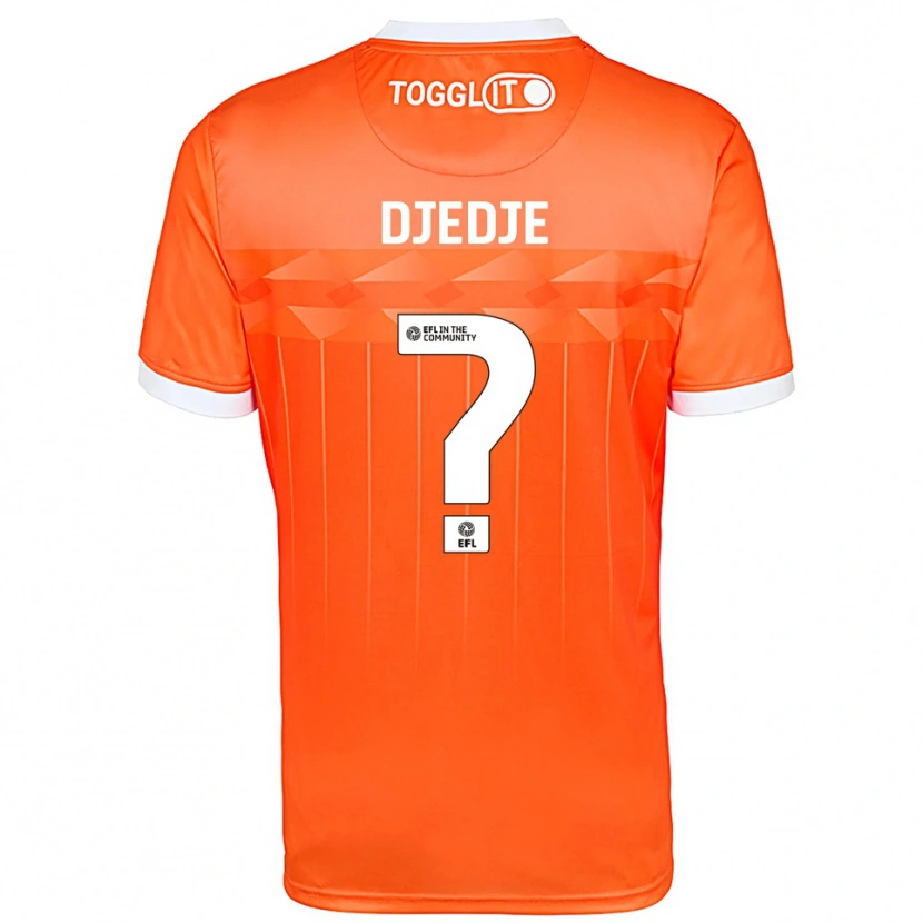 Danxen Enfant Eterne Djedje #0 Maillot de Gardien Blanc Orange 2025/26 T-shirt