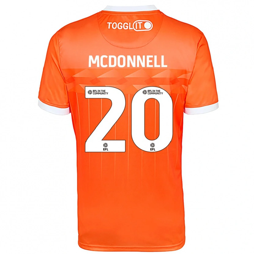 Danxen Enfant Joe McDonnell #20 Maillot de Gardien Blanc Orange 2025/26 T-shirt