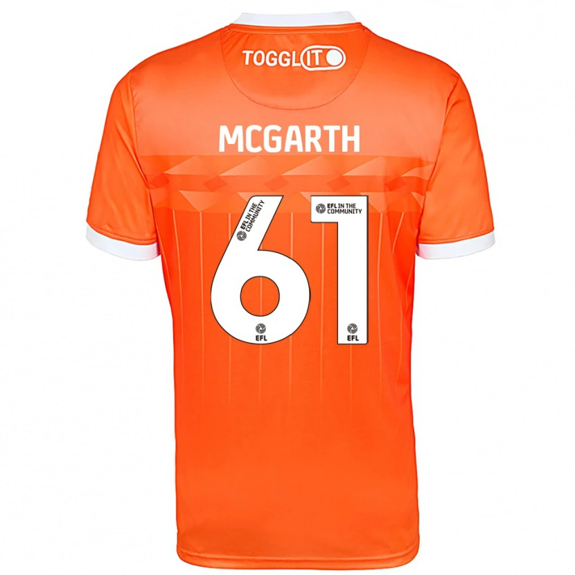 Danxen Enfant Ethan McGarth #61 Maillot de Gardien Blanc Orange 2025/26 T-shirt