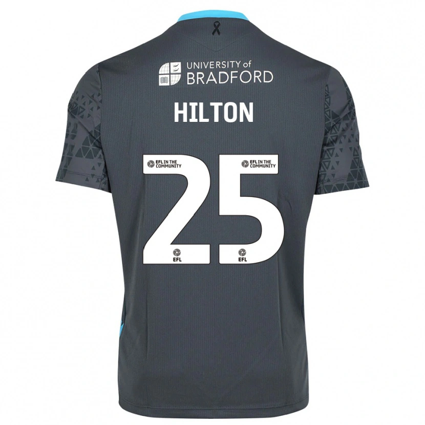 Danxen Enfant Joe Hilton #25 Maillot de Gardien Gris Noir 2025/26 T-shirt