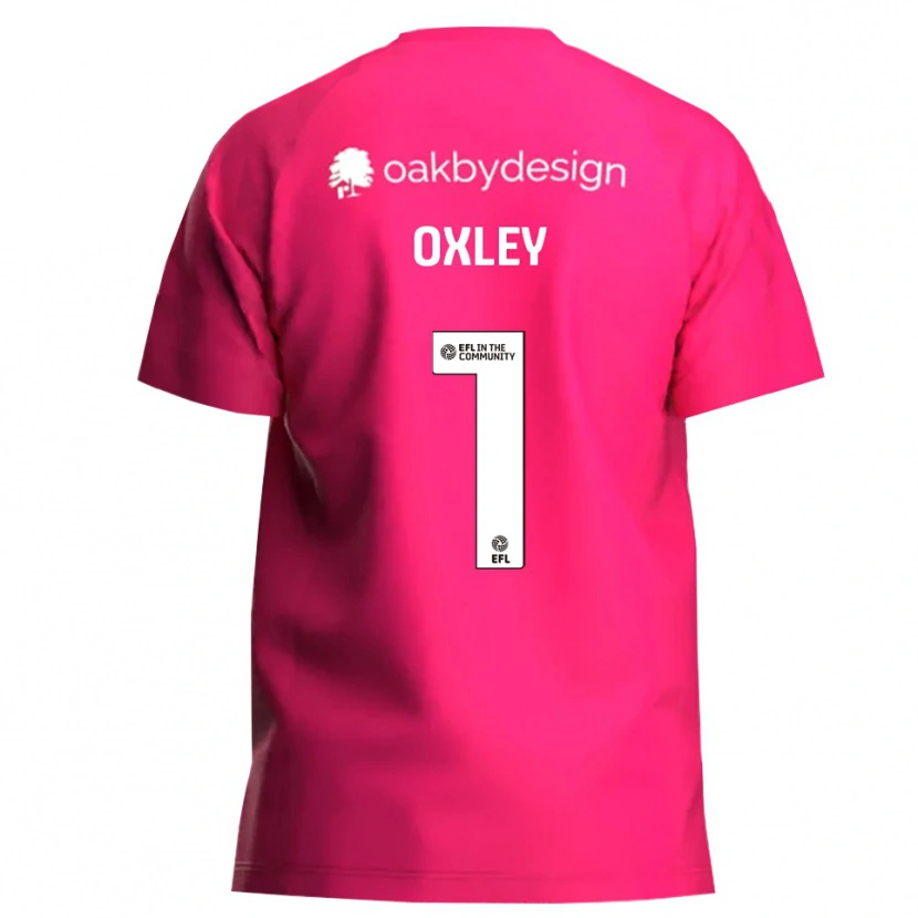 Danxen Enfant Mark Oxley #1 Maillot de Gardien Magenta 2025/26 T-shirt