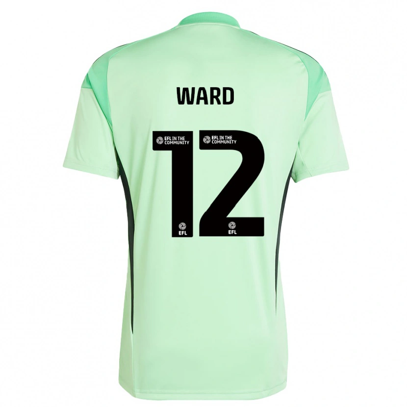 Danxen Enfant Lewis Ward #12 Maillot de Gardien Noir Vert Clair 2025/26 T-shirt