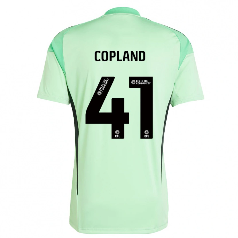 Danxen Enfant Jack Copland #41 Maillot de Gardien Noir Vert Clair 2025/26 T-shirt