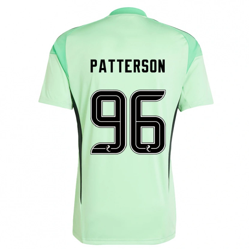 Danxen Enfant Cameron Patterson #96 Maillot de Gardien Noir Vert Clair 2025/26 T-shirt