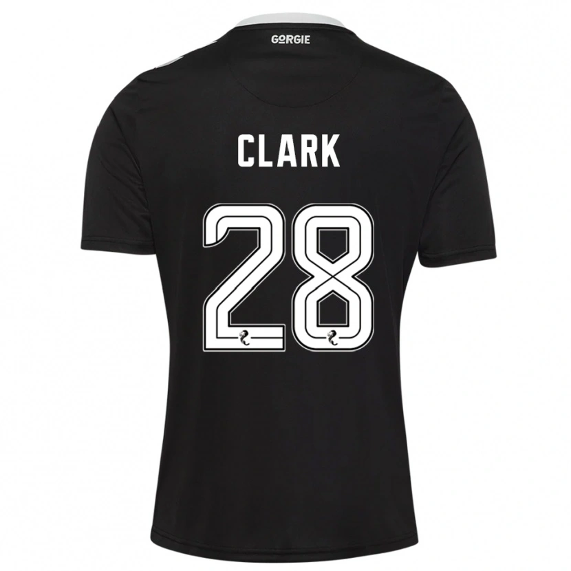 Danxen Enfant Zander Clark #28 Maillot de Gardien Bourgogne Foncé 2025/26 T-shirt