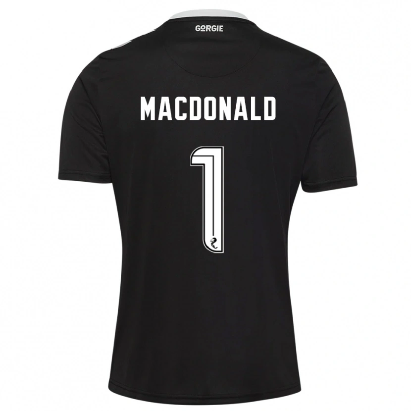 Danxen Enfant Jamie MacDonald #1 Maillot de Gardien Bourgogne Foncé 2025/26 T-shirt