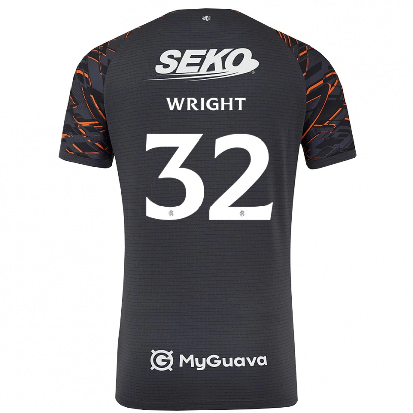 Danxen Enfant Kieran Wright #32 Maillot de Gardien Gris Foncé 2025/26 T-shirt