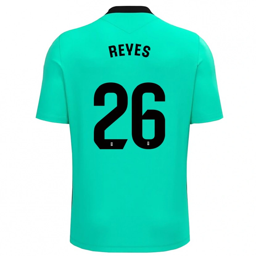 Danxen Enfant Jhafets Reyes #26 Maillot de Gardien Vert Noir 2025/26 T-shirt