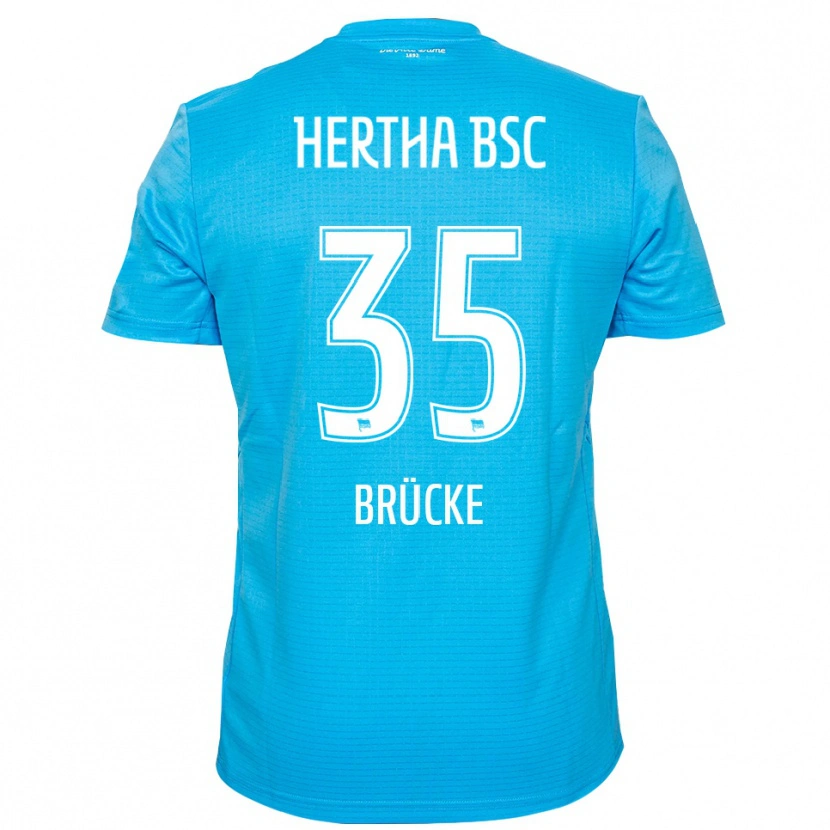 Danxen Enfant Marius Gersbeck #35 Maillot de Gardien Bleu Clair Blanc 2025/26 T-shirt