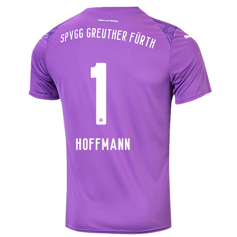 Danxen Enfant Simon Hoffmann #1 Maillot de Gardien Violet Blanc 2025/26 T-shirt