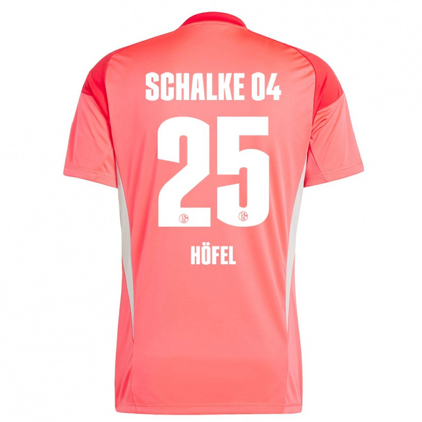 Danxen Enfant Luca Höfel #25 Maillot de Gardien Rouge Corail 2025/26 T-shirt