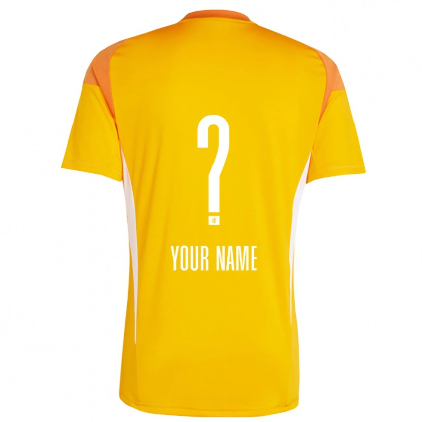 Danxen Enfant 1. FC Saarbrücken Maillot de Gardien Jaune Orange 2025/26 T-shirt