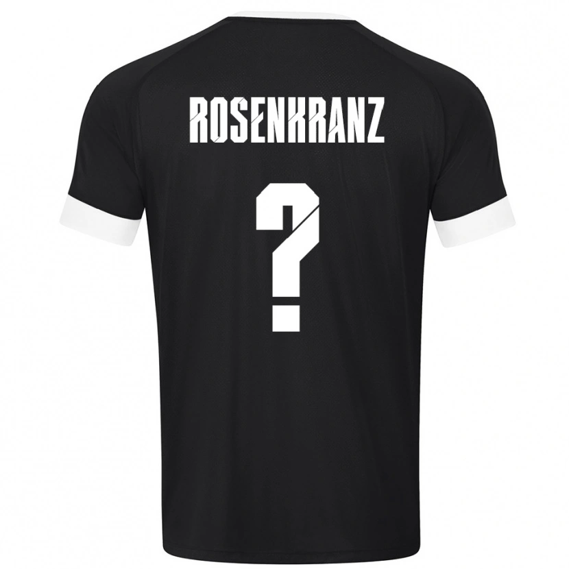 Danxen Enfant Colin Rosenkranz #0 Maillot de Gardien Blanc Noir 2025/26 T-shirt