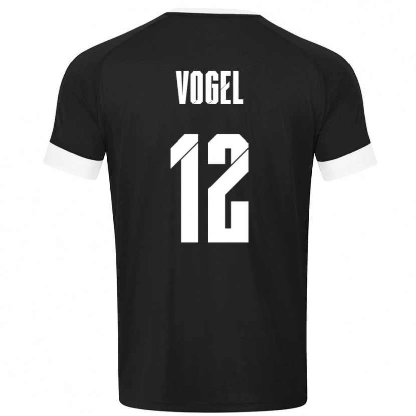 Danxen Enfant Colin Vogel #12 Maillot de Gardien Blanc Noir 2025/26 T-shirt
