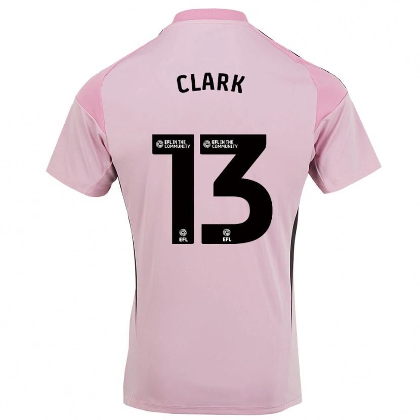 Danxen Enfant Olivia Clark #13 Maillot de Gardien Rose Fleur De Cerisier 2025/26 T-shirt