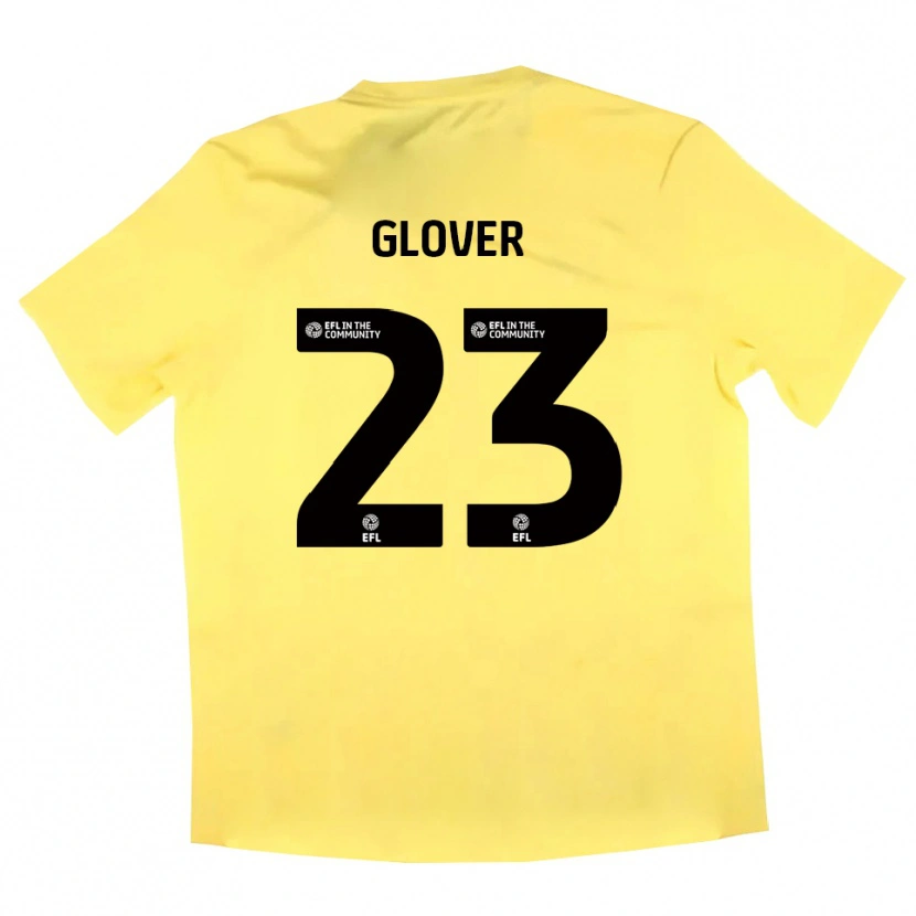 Danxen Enfant Tom Glover #23 Maillot de Gardien Noir Jaune 2025/26 T-shirt