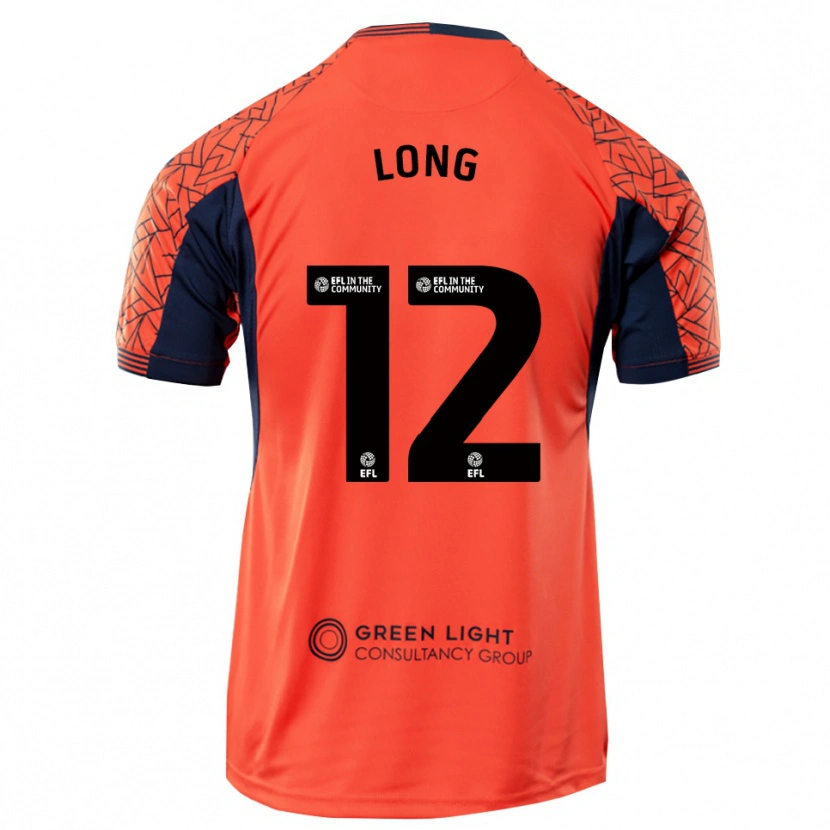 Danxen Enfant George Long #12 Maillot de Gardien Noir Orange 2025/26 T-shirt