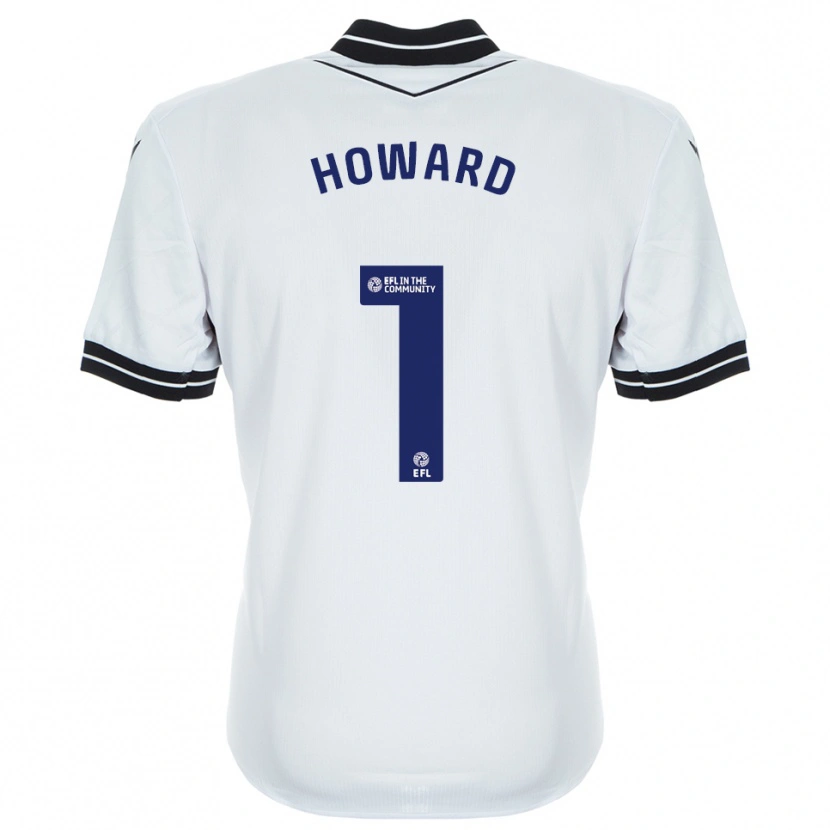 Danxen Enfant Beth Howard #1 Maillot de Gardien Bleu Royal Blanc 2025/26 T-shirt