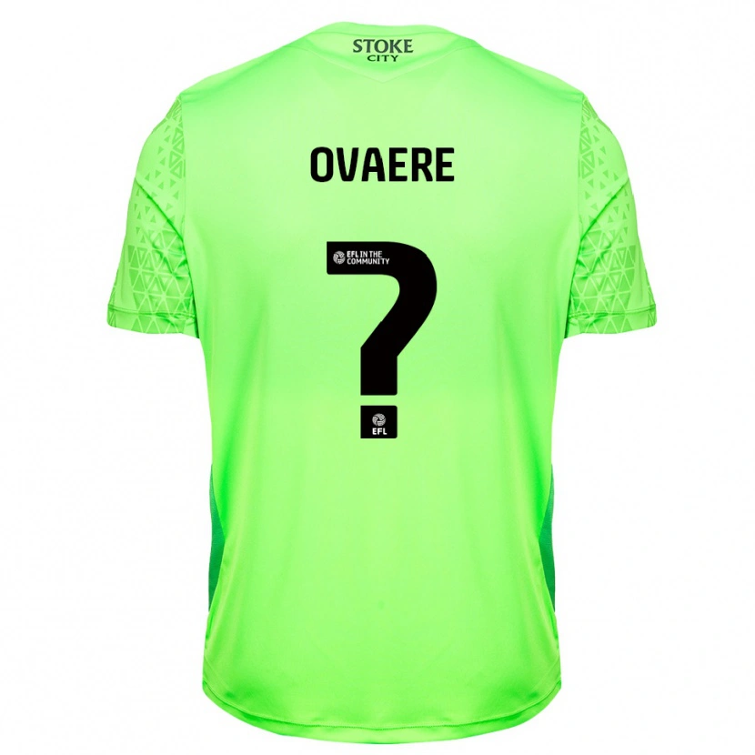 Danxen Enfant Hayden Ovaere #0 Maillot de Gardien Blanc Vert 2025/26 T-shirt