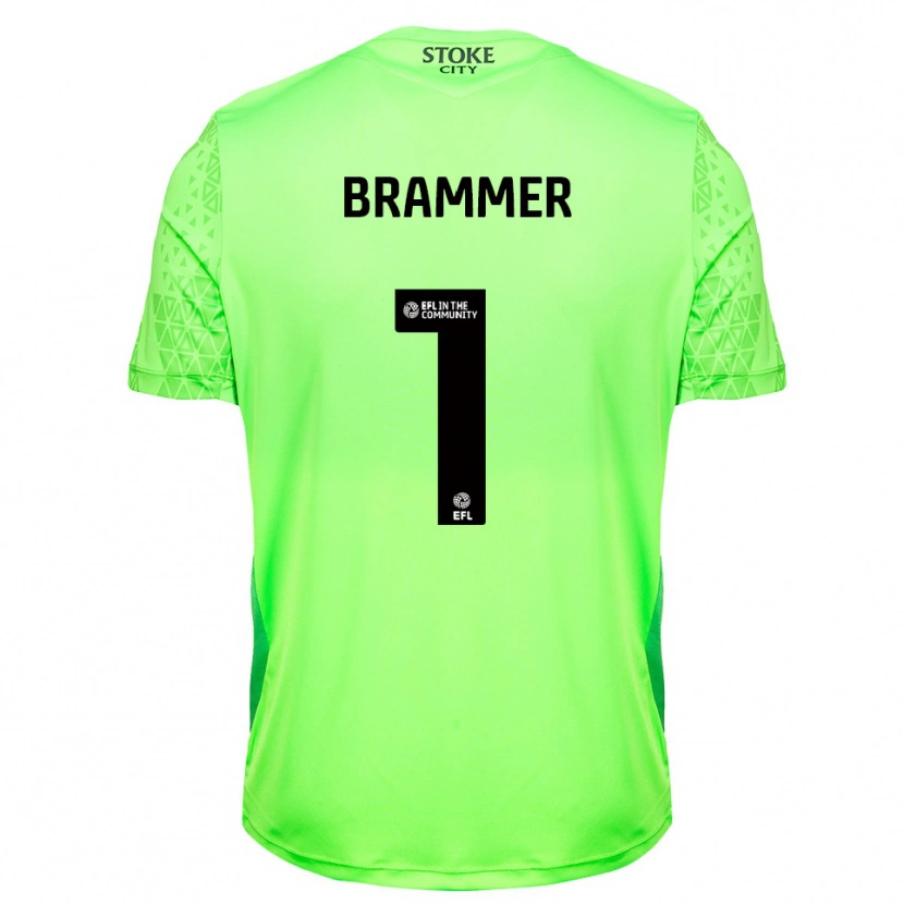 Danxen Enfant Ruben Brammer #1 Maillot de Gardien Blanc Vert 2025/26 T-shirt