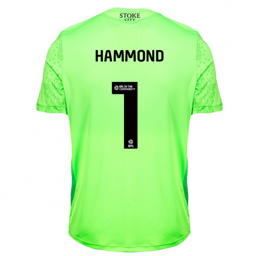 Danxen Enfant Alek Hammond #1 Maillot de Gardien Blanc Vert 2025/26 T-shirt