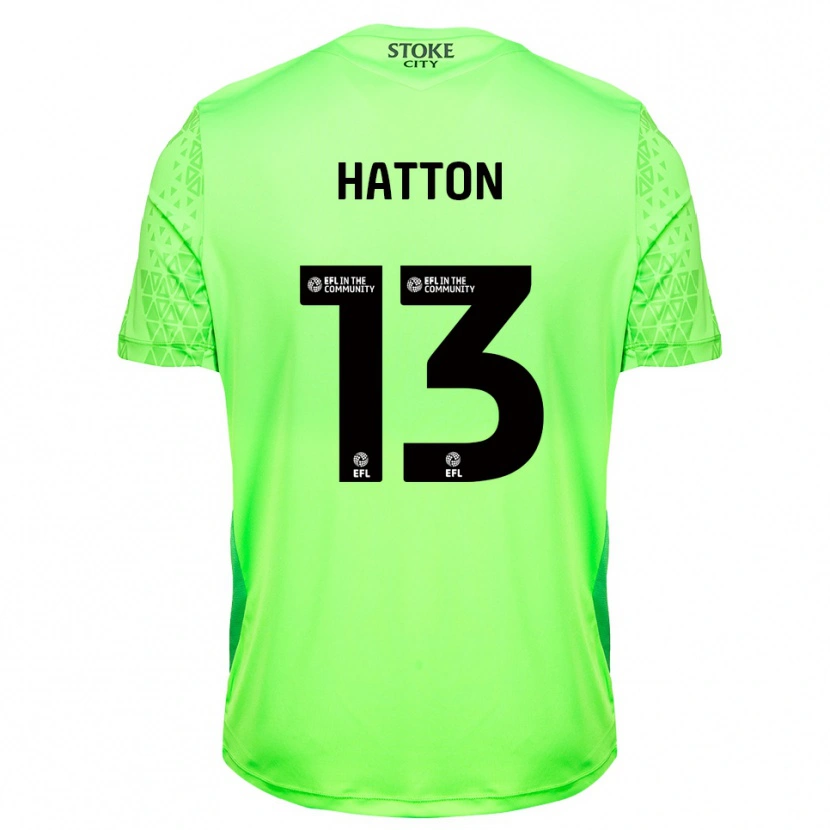 Danxen Enfant Oscar Hatton #13 Maillot de Gardien Blanc Vert 2025/26 T-shirt