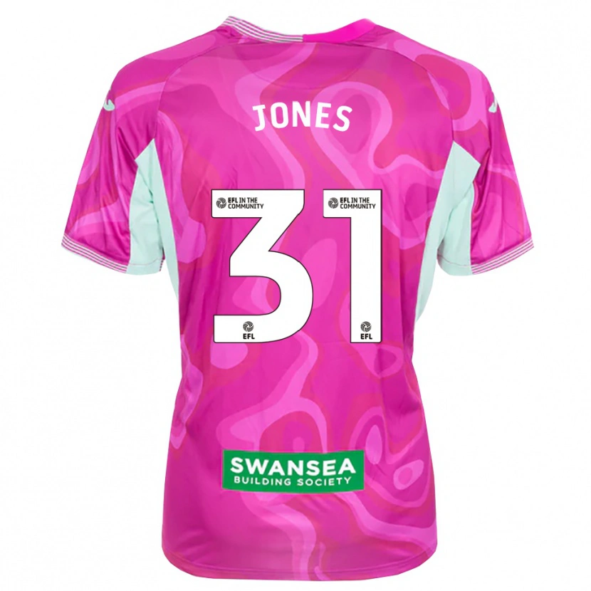 Danxen Enfant Verity Jones #31 Maillot de Gardien Magenta 2025/26 T-shirt