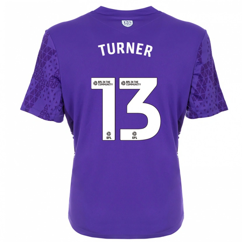 Danxen Enfant Shannon Turner #13 Maillot de Gardien Blanc Violet 2025/26 T-shirt
