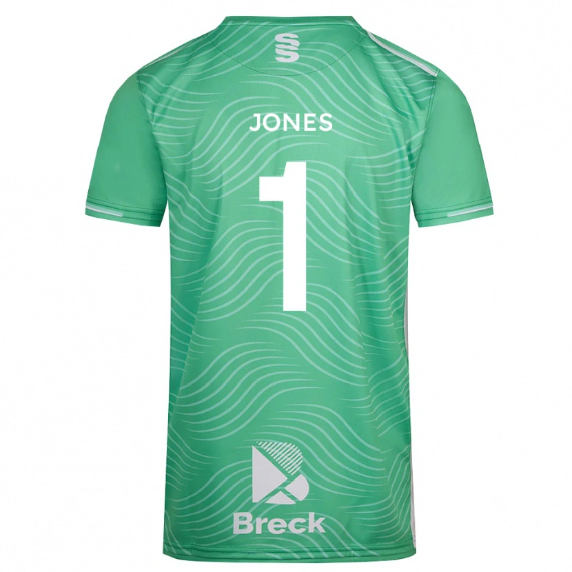 Danxen Enfant Zac Jones #1 Maillot de Gardien Turquoise Moyen 2025/26 T-shirt
