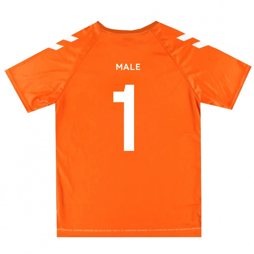 Danxen Enfant Harrison Male #1 Maillot de Gardien Blanc Orange 2025/26 T-shirt