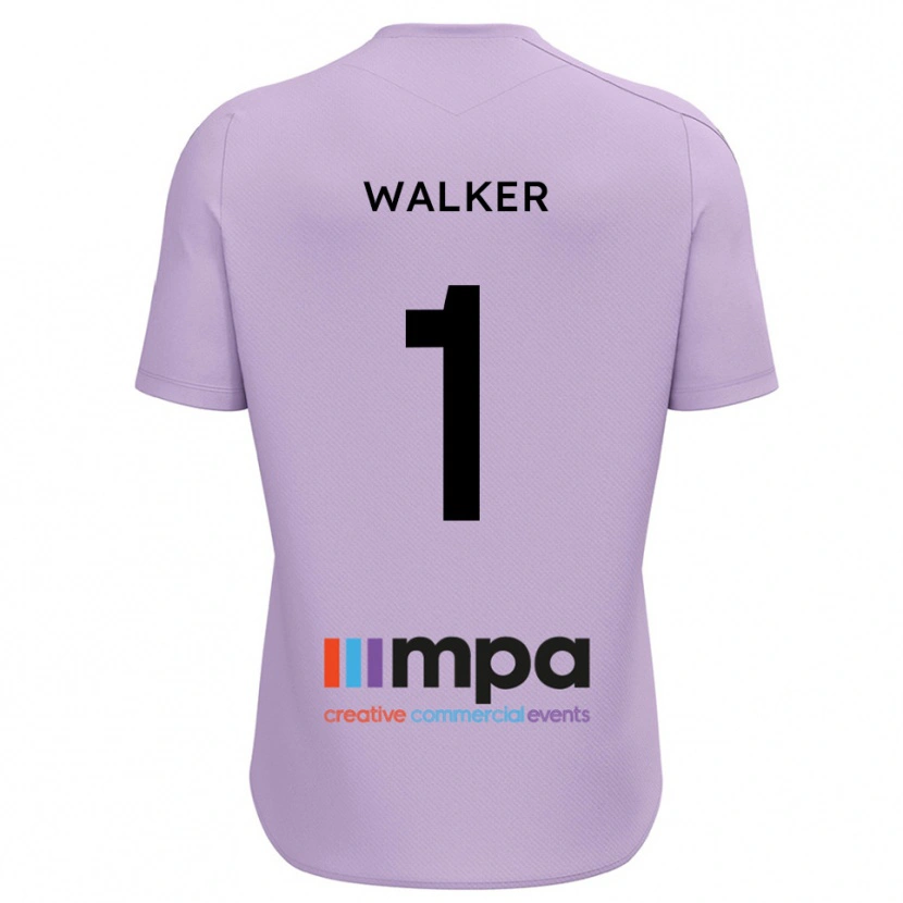 Danxen Enfant Laurie Walker #1 Maillot de Gardien Violet 2025/26 T-shirt