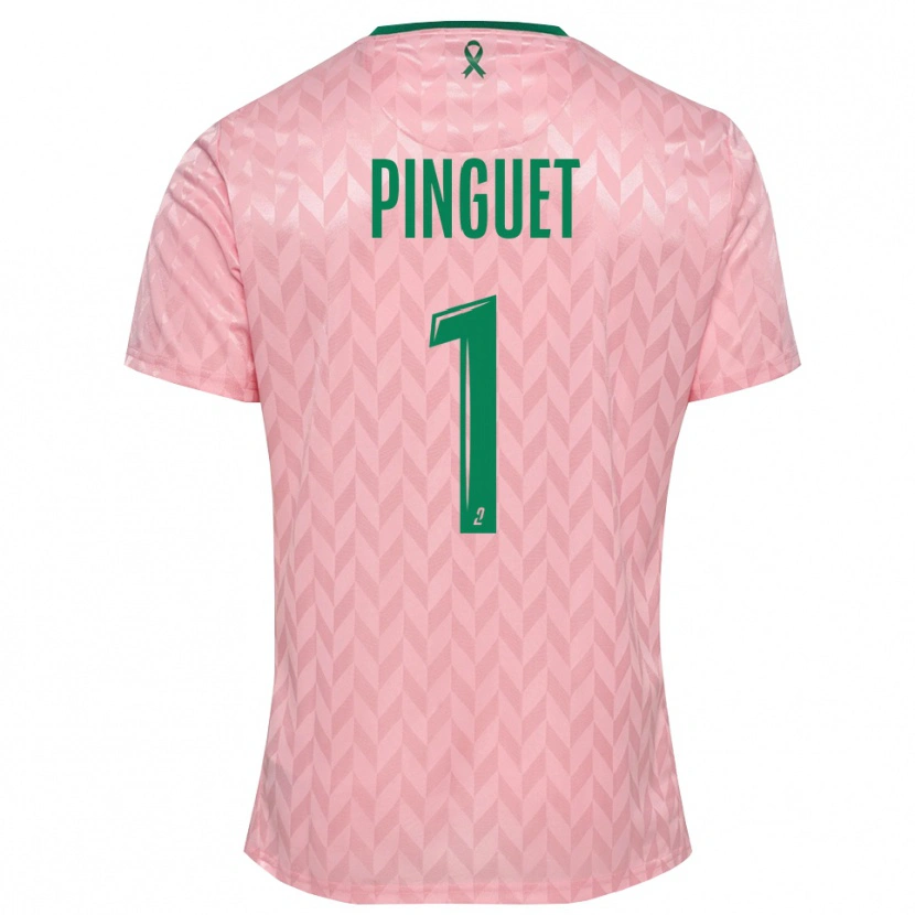 Danxen Enfant Alice Pinguet #1 Maillot de Gardien Vert Rose 2025/26 T-shirt
