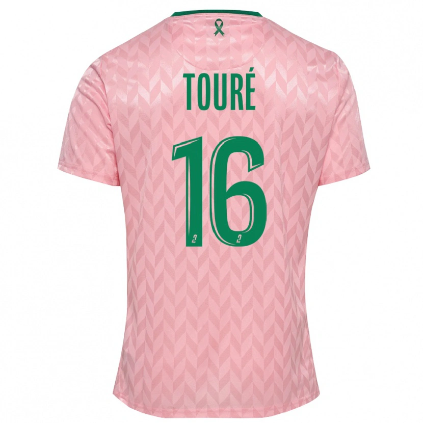 Danxen Enfant Issiaka Touré #16 Maillot de Gardien Vert Rose 2025/26 T-shirt