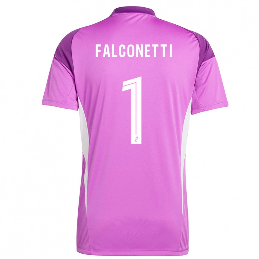 Danxen Enfant Thomas Falconetti #1 Maillot de Gardien Lavande 2025/26 T-shirt