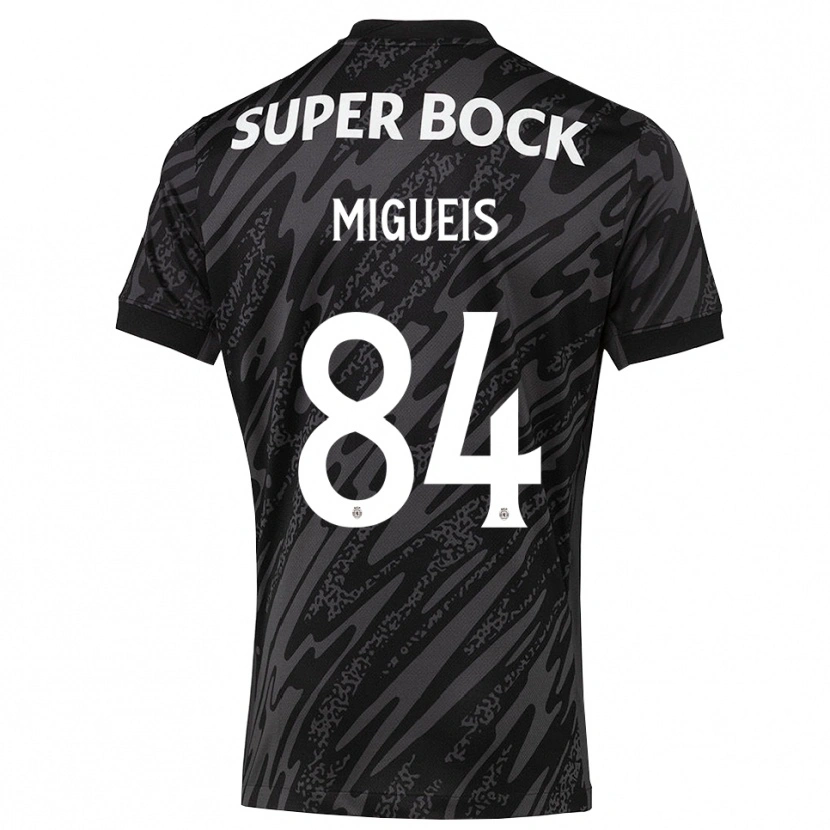 Danxen Enfant Pedro Miguéis #84 Maillot de Gardien Gris Noir Blanc 2025/26 T-shirt