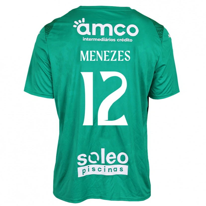 Danxen Enfant Gabriel Menezes #12 Maillot de Gardien Vert Blanc 2025/26 T-shirt