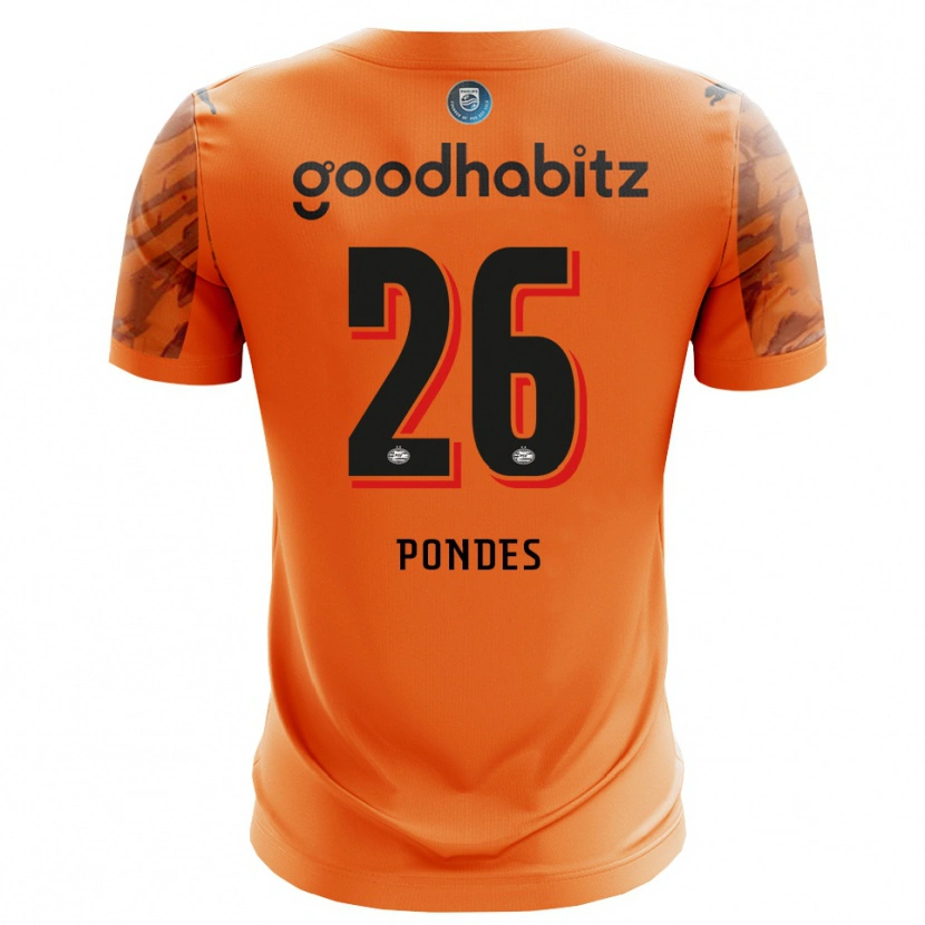 Danxen Enfant Moon Pondes #26 Maillot de Gardien Orange Noir 2025/26 T-shirt