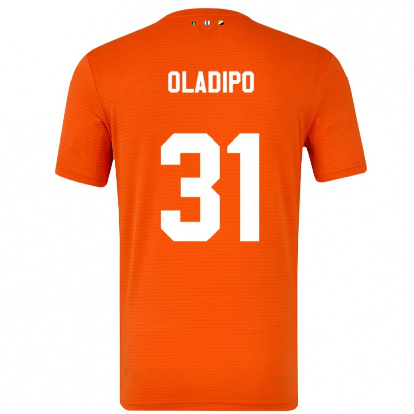 Danxen Enfant Laolu Oladipo #31 Maillot de Gardien Orange Noir 2025/26 T-shirt