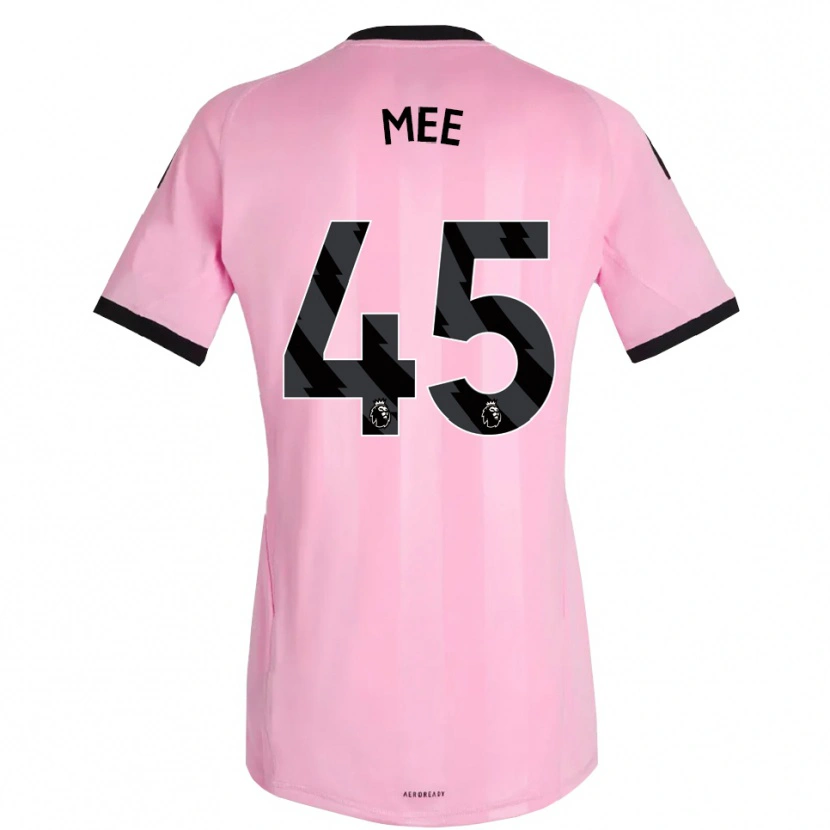 Danxen Enfant Dermot Mee #45 Maillot de Gardien Rose Noir 2025/26 T-shirt