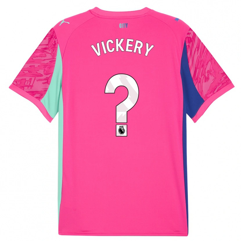 Danxen Enfant Ben Vickery #0 Maillot de Gardien Rose Rose 2025/26 T-shirt