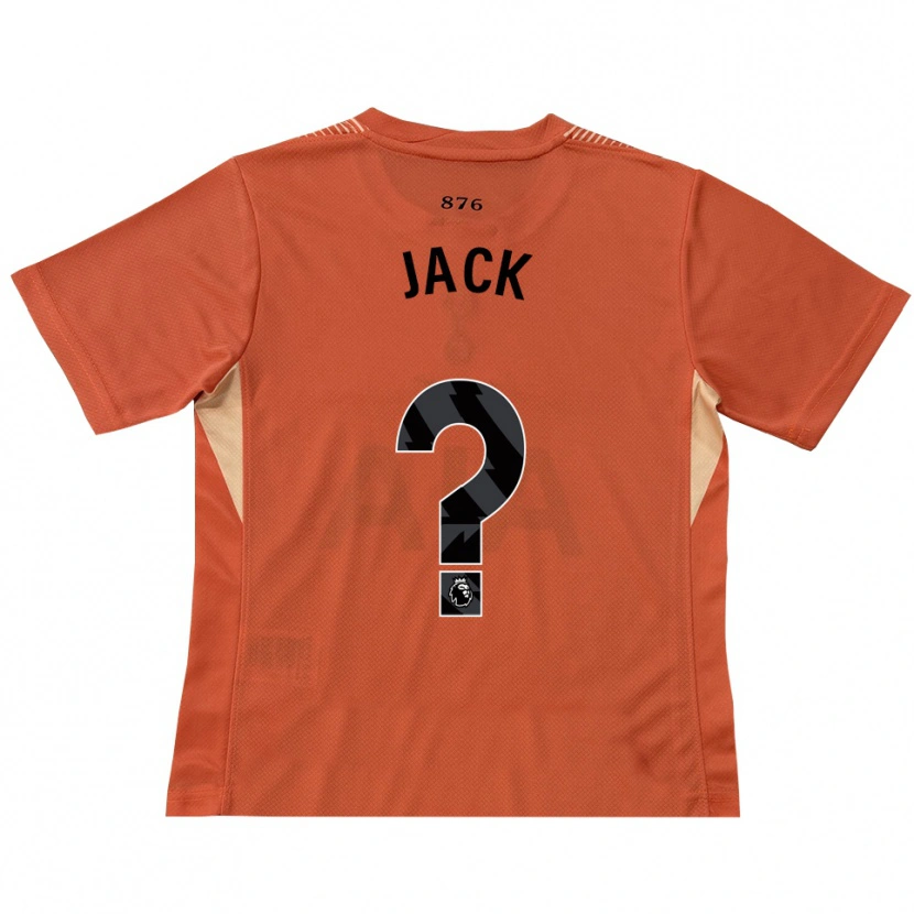 Danxen Enfant Mikel Jack #0 Maillot de Gardien Orange Noir 2025/26 T-shirt
