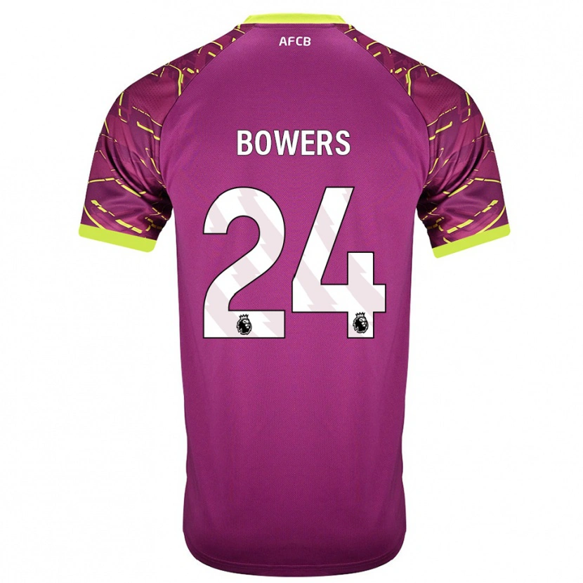 Danxen Enfant Kelci Bowers #24 Maillot de Gardien Magenta Foncé 2025/26 T-shirt