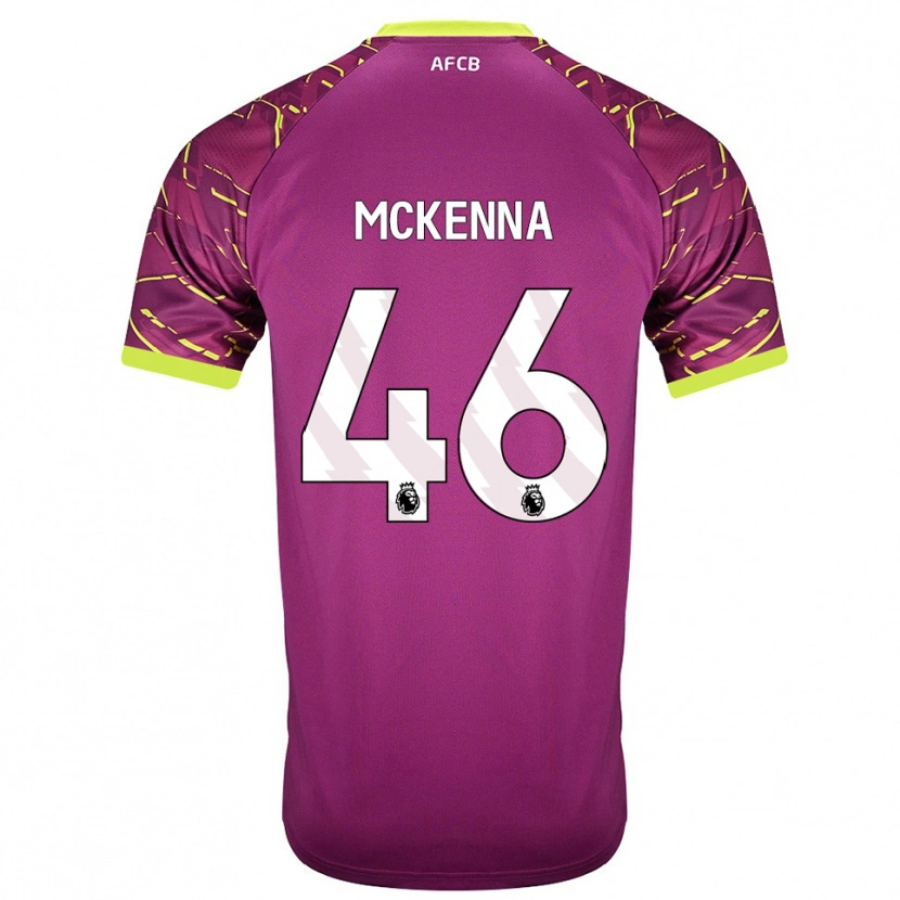 Danxen Enfant Callan McKenna #46 Maillot de Gardien Magenta Foncé 2025/26 T-shirt
