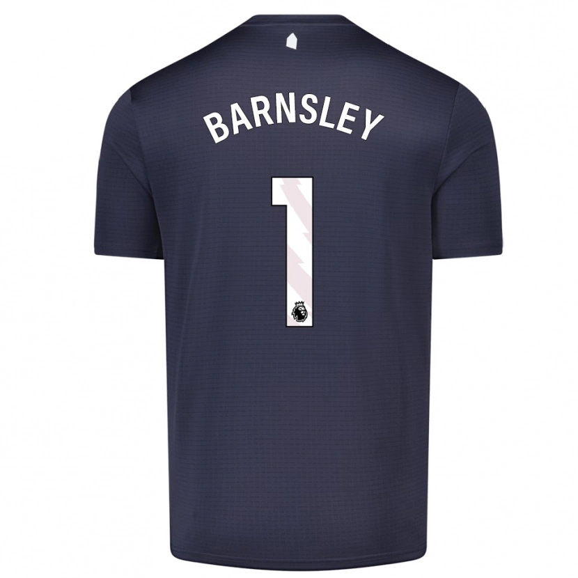 Danxen Enfant Fraser Barnsley #1 Maillot de Gardien Noir Blanc 2025/26 T-shirt