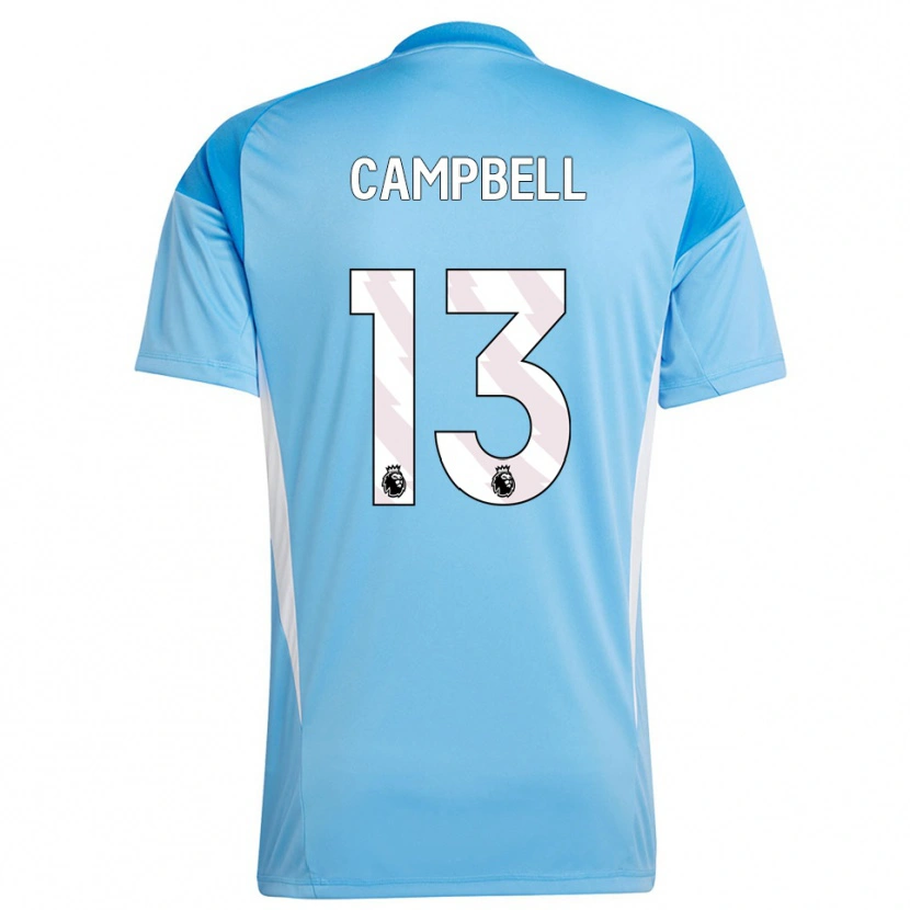 Danxen Enfant Luke Campbell #13 Maillot de Gardien Bleu Blanc 2025/26 T-shirt