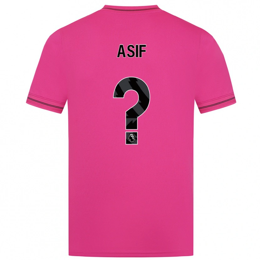 Danxen Enfant Dawood Asif #0 Maillot de Gardien Magenta Noir 2025/26 T-shirt
