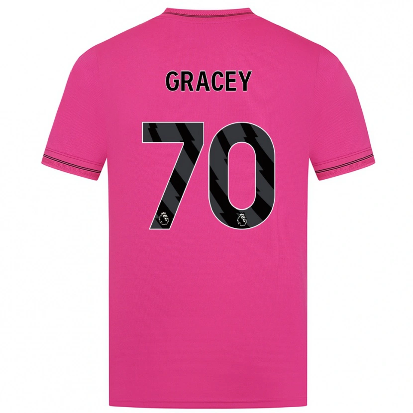 Danxen Enfant Josh Gracey #70 Maillot de Gardien Magenta Noir 2025/26 T-shirt